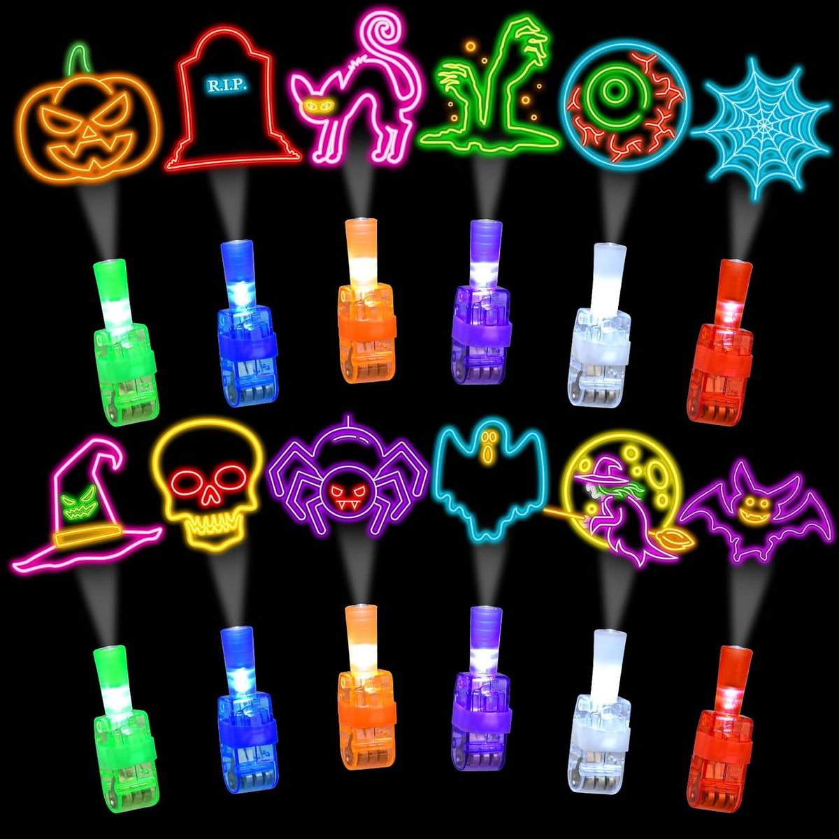 Halloween Party Favors for Kids, 36pcs Finger Lights