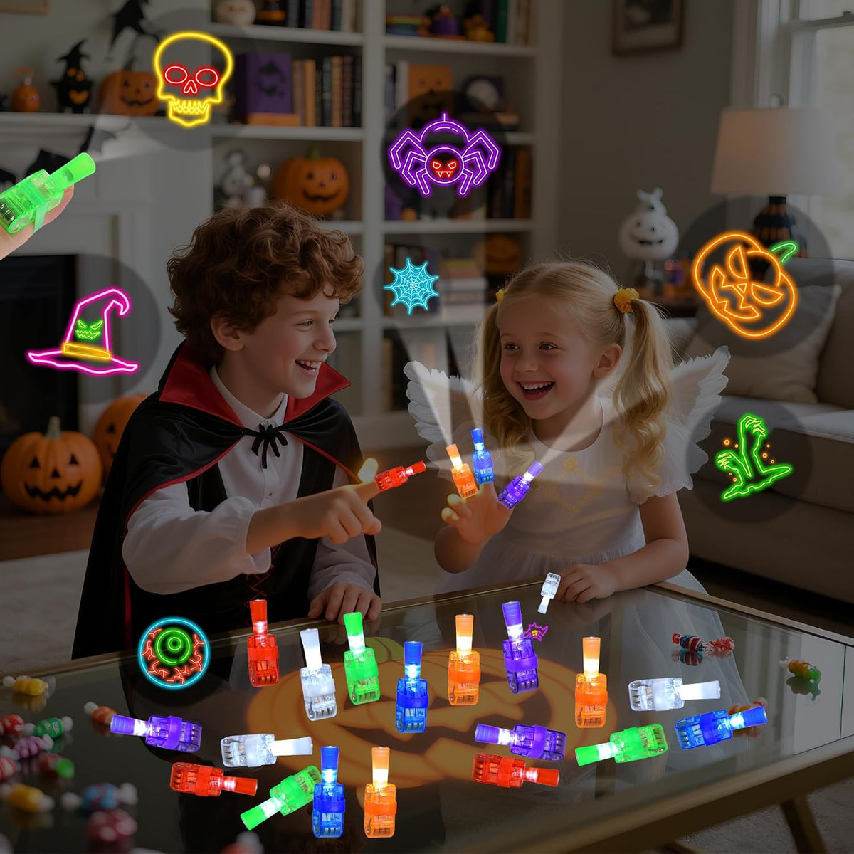 Halloween Party Favors for Kids, 36pcs Finger Lights