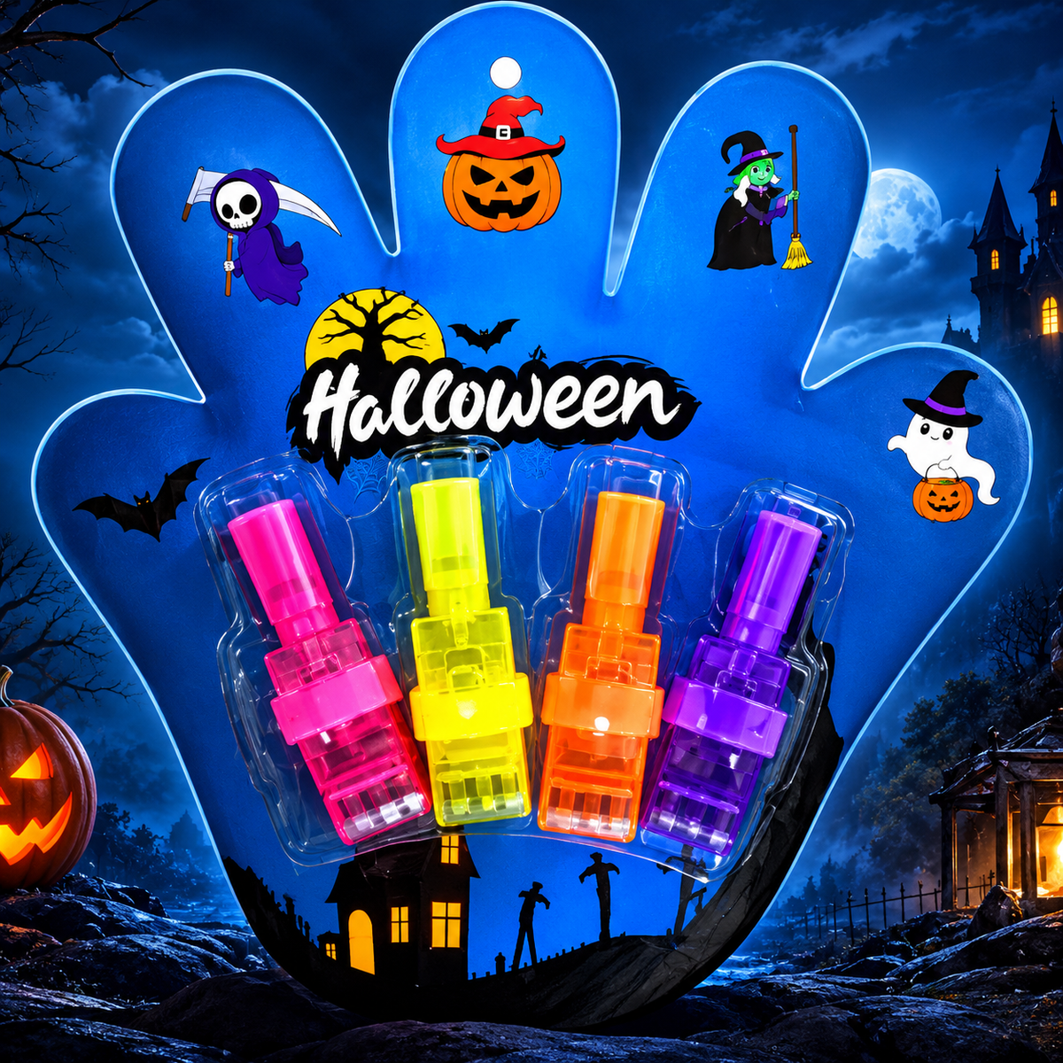 Halloween Party Favors for Kids, 36pcs Finger Lights