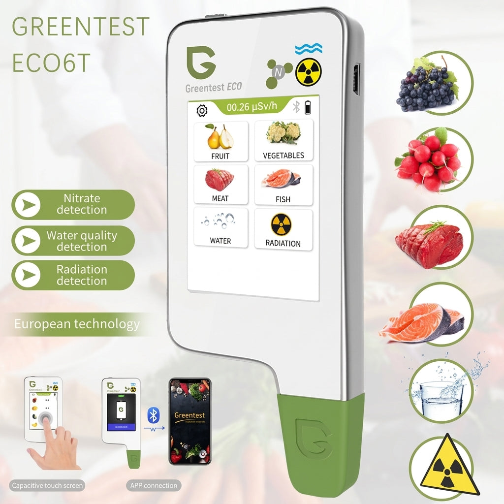 Food Safety Detector Portable New In Food Nitrate Tester Fruits And Vegetables Meat Radiation Nitrate Detection Health Care