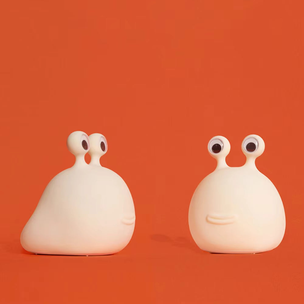 Cartoon Slug LED Night Light Bedroom Sleeping Eye Protection Silicone Bedside Floor Lamps Baby Feeding TableLamp Room Decor Toys