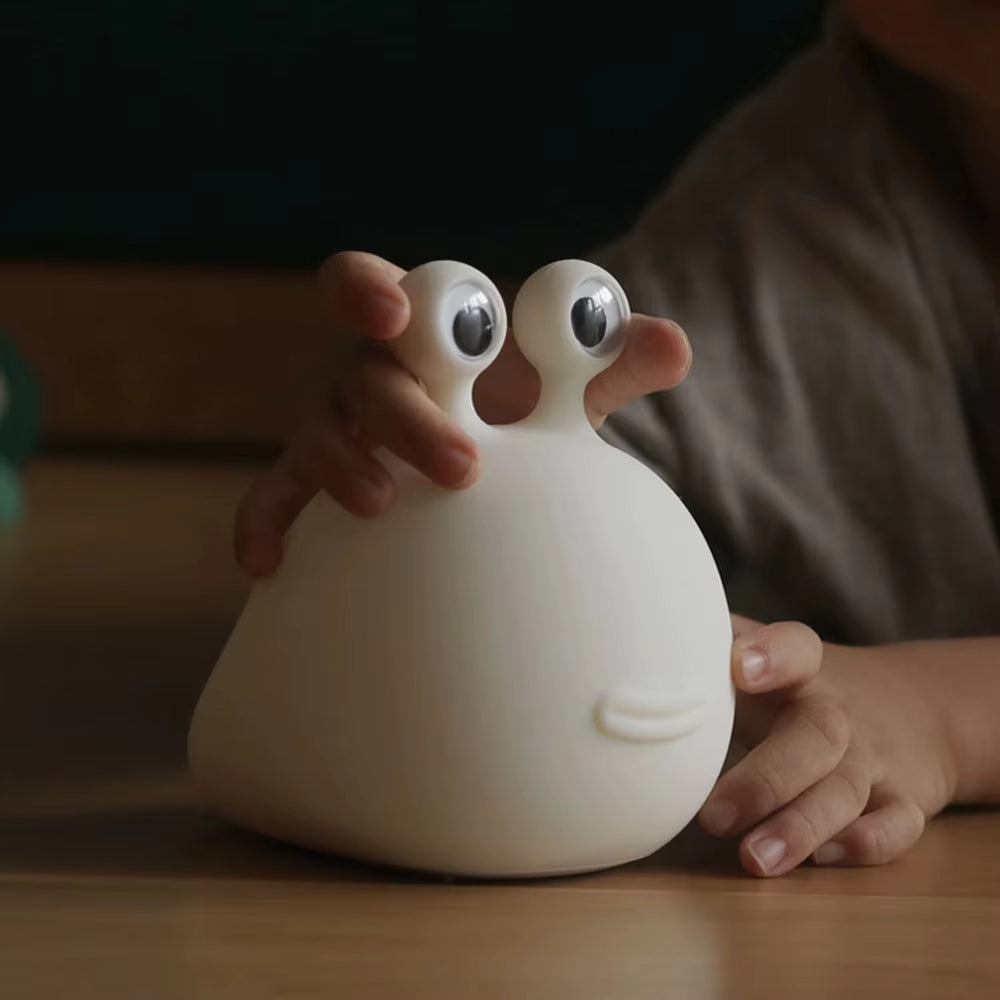 Cartoon Slug LED Night Light Bedroom Sleeping Eye Protection Silicone Bedside Floor Lamps Baby Feeding TableLamp Room Decor Toys