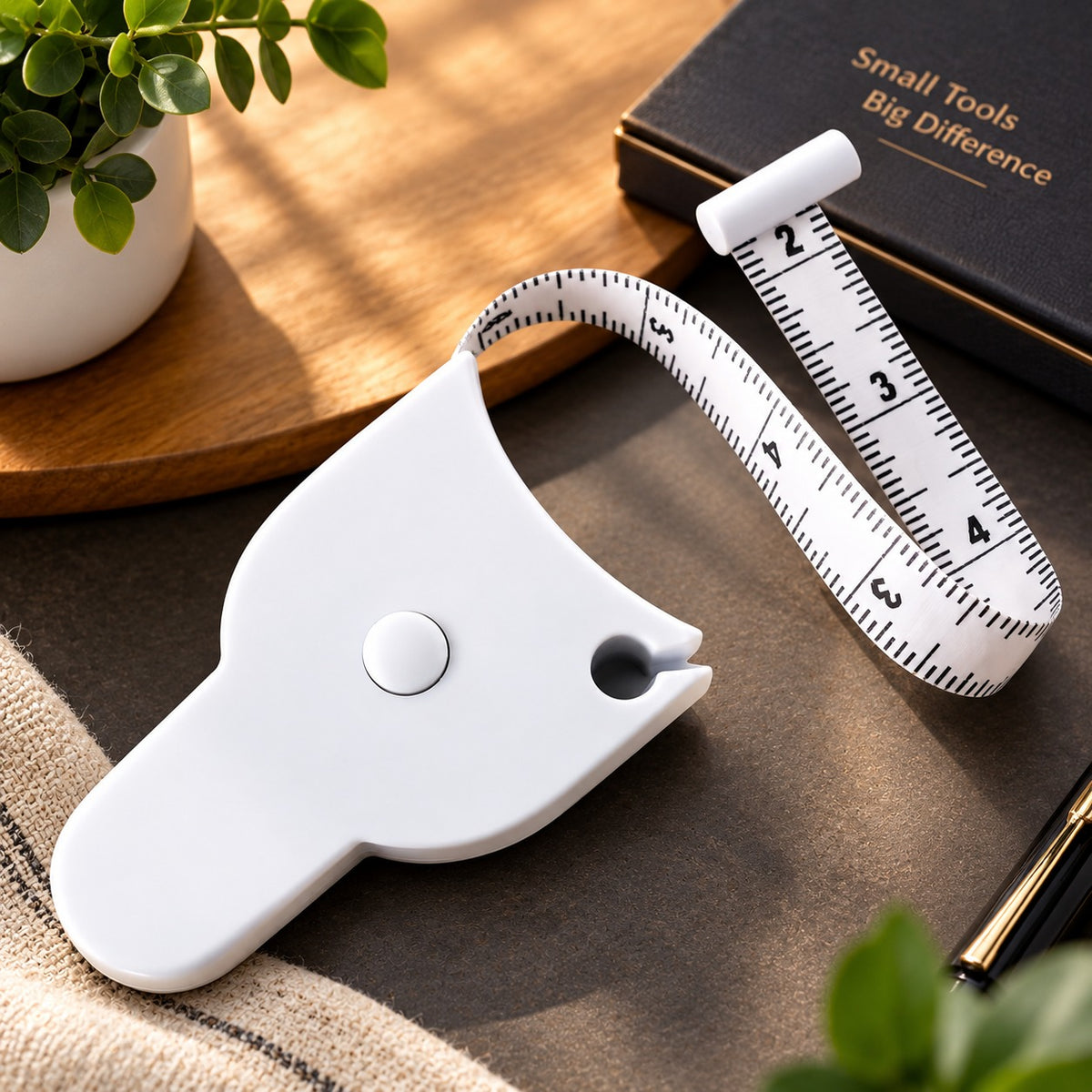 Perfect Body Tape Measure - 80 Inch Automatic Telescopic Tape Measure - Retractable Measuring Tape for Body: Waist, Hip, Bust, Arms, and More (White - 80 inch)