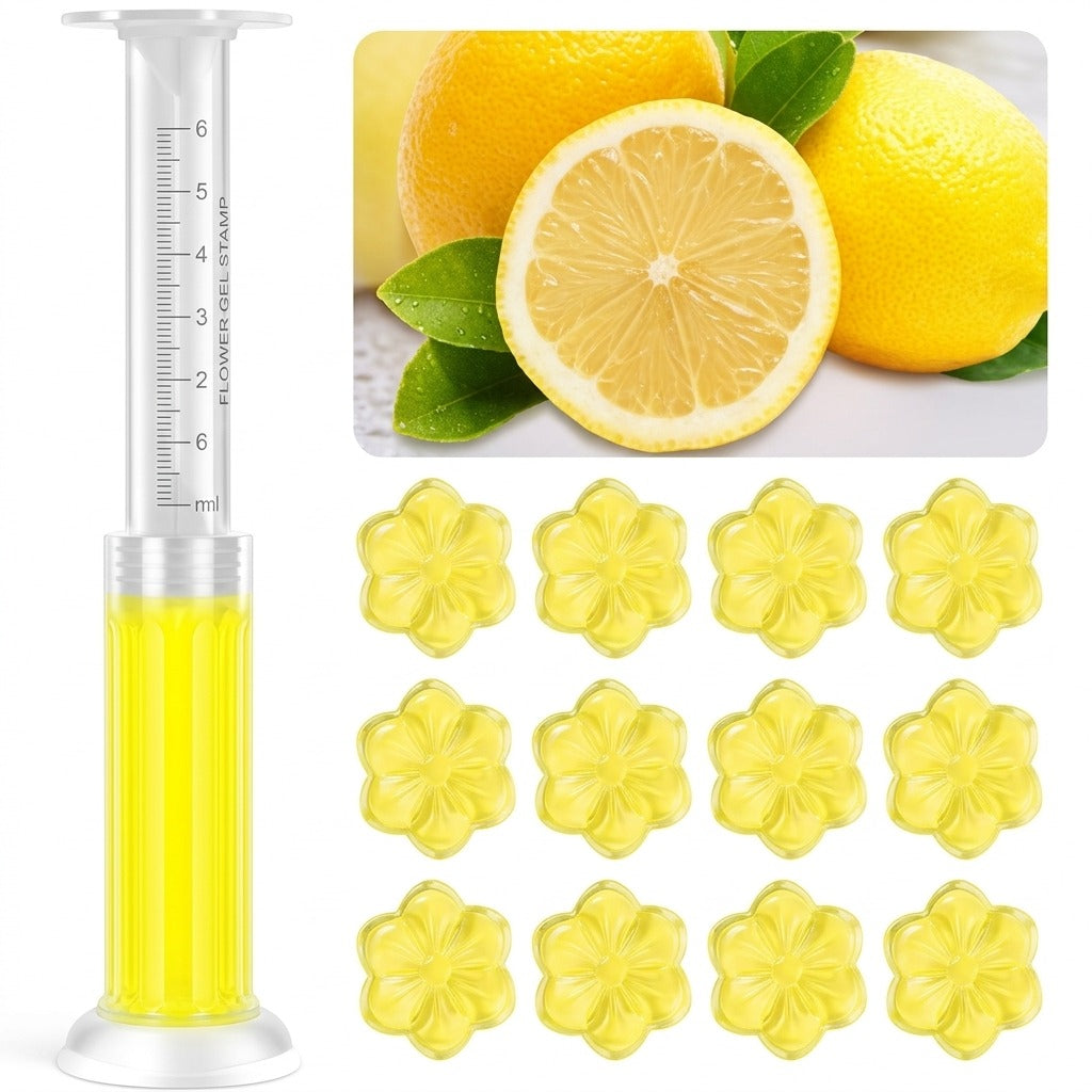 Toilet Cleaner Gel Stick, Solid Aromatherapy Air Freshener, Long Lasting Fragrance Deodorizer for Bathroom Odor Removal